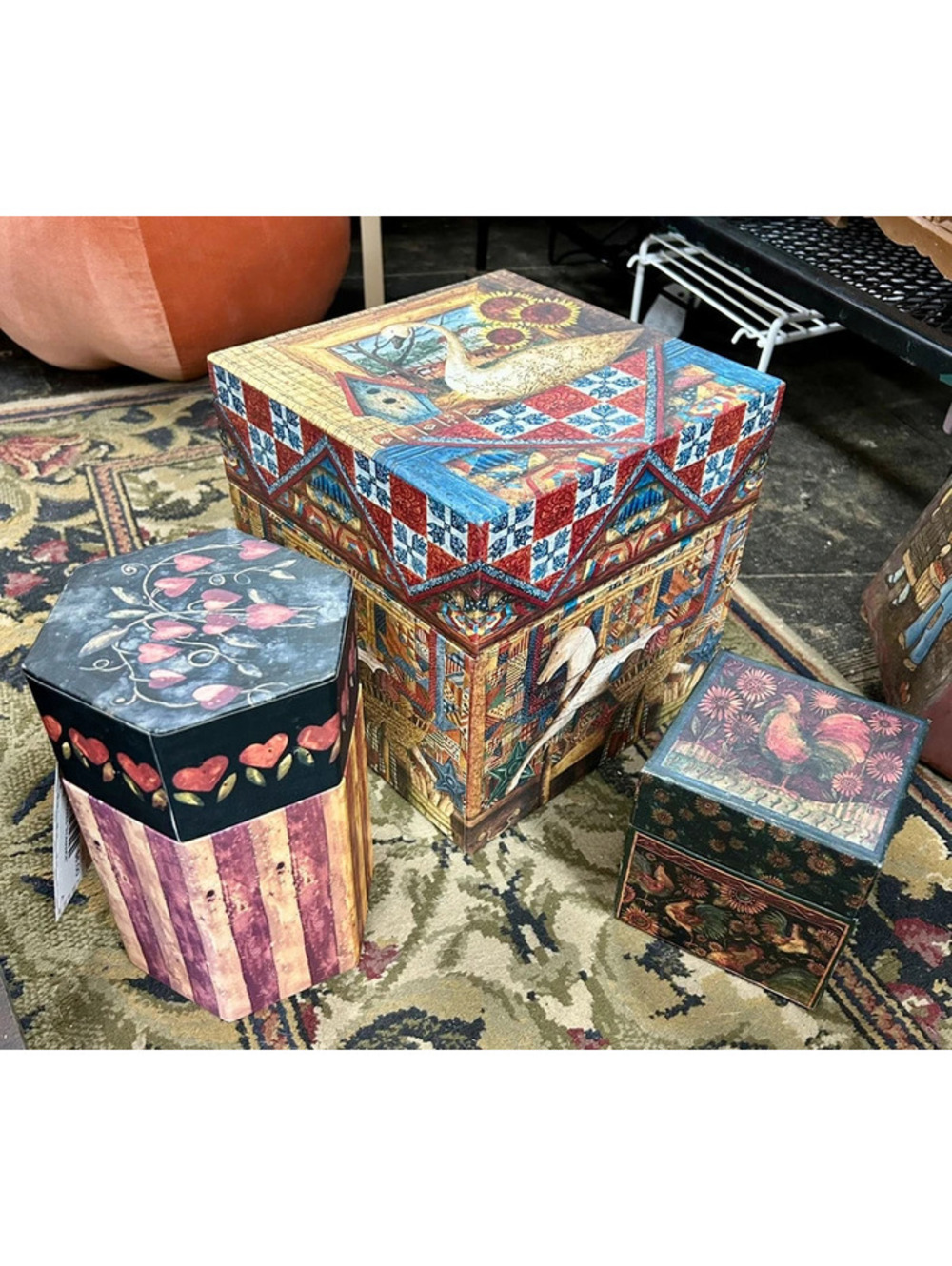 Set of 3 bobs boxes